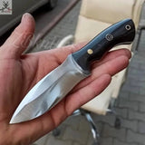 Handmade Full Tang 440c Steel Skinning Knife – Strong & Sharp - ZB Knives Store