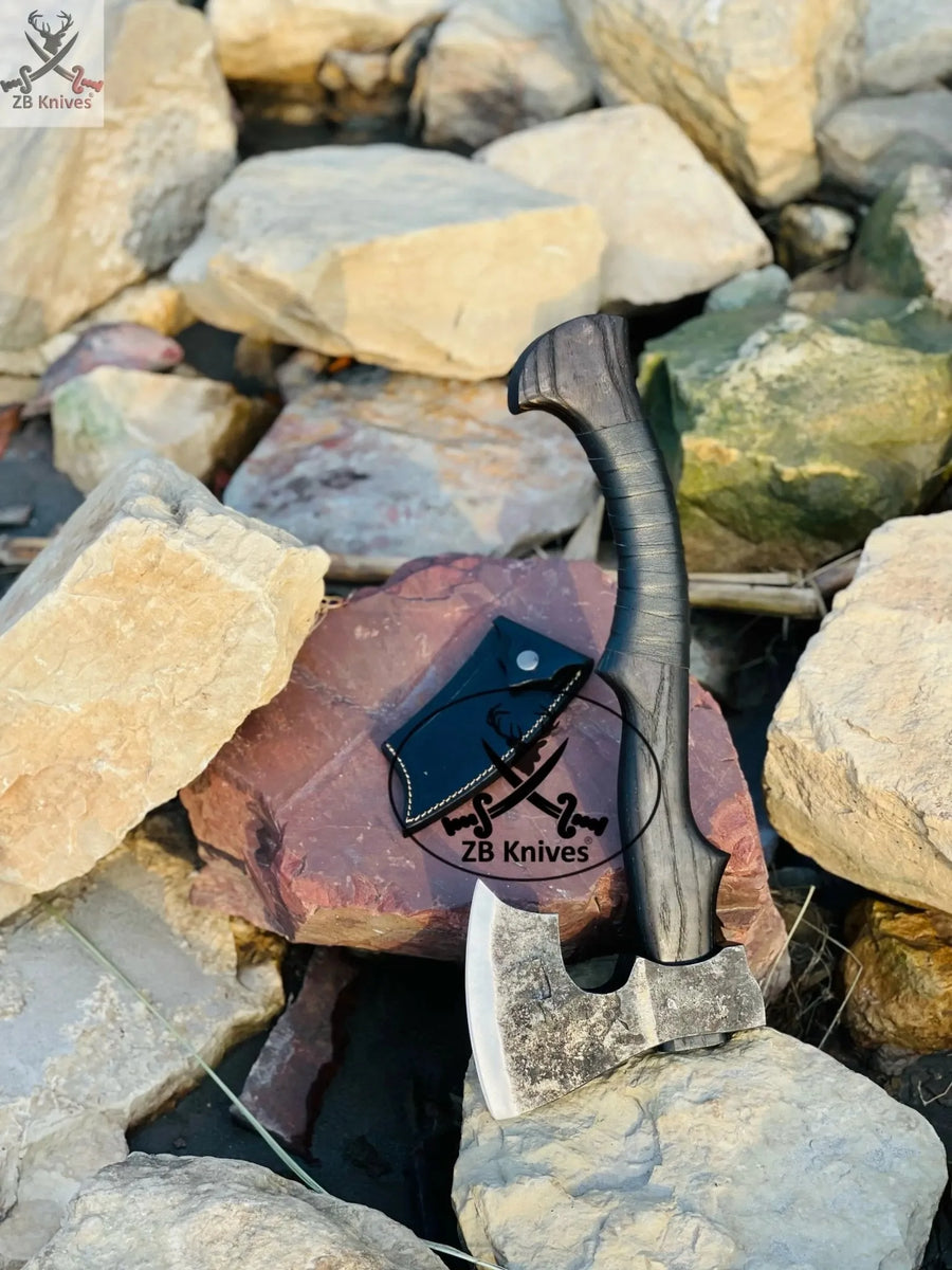 Norse AXE - High Carbon Forged Steel Head , Black Handle with