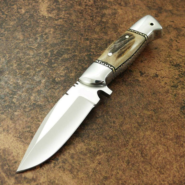 9”inches Custom Handmade J2 Steel Best Skinning Knife 🖤