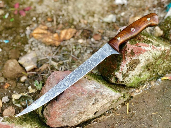 Damascus steel handmade fillet knife - ZB Knives Store