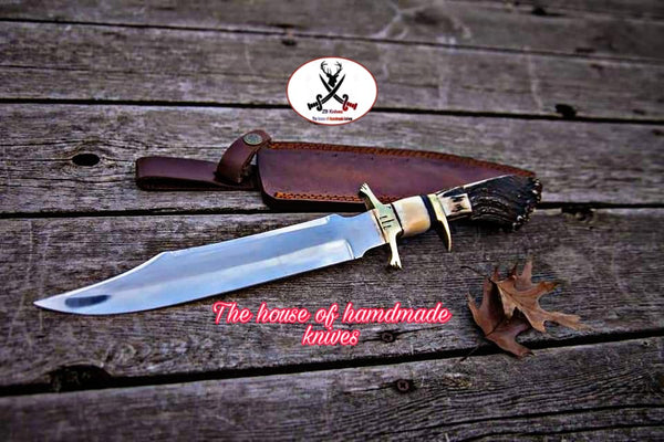 Custom Handmade D2 Steel Hunting knife - ZB Knives Store