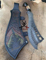 Most Selling 17.5”Handmade Heavy Duty Hand Forged  High Carbon Steel knife
