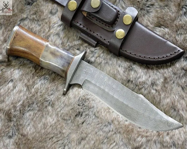 damascus hunting knives