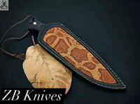 Professional Camping Knife – 10" Full Tang High Carbon Blade & Sheath - ZB Knives Store