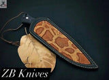 Professional Camping Knife – 10" Full Tang High Carbon Blade & Sheath - ZB Knives Store