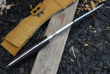 18" Inches HAND FORGED Full Tang 1095 High Carbon steel Kukri Knife + leather sheath - ZB Knives Store