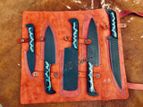 5 - piece hand - forged sharp kitchen knives - ZB Knives Store