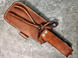 9" Inches HAND FORGED Full Tang 1095 High Carbon Steel Hunting Knife+ Leather sheath - ZB Knives Store