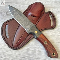 buck skinning knife – Damascus Steel Blade For Deer & Game - ZB Knives Store