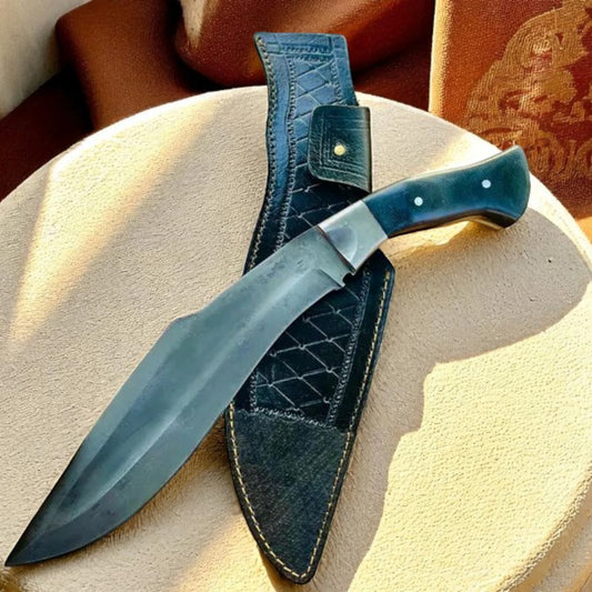 Best Kukri – 15" Custom Handmade High Carbon Steel Blade with G10 Handle - ZB Knives Store