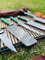 Best Camping knife Set - 6-Piece , G10 Handles With Leather Kit