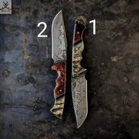 Best Hunting Knife for Field Dressing – High Carbon Steel Blade & Ram Horn Handle - ZB Knives Store