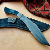 Best Kukri – 15" Custom Handmade High Carbon Steel Blade with G10 Handle - ZB Knives Store