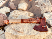 Bushcraft AXE Leather Sheath