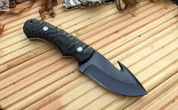 CUSTOM HANDMADE  H.C STEEL KNIFE/ MICARTA TANG WORK HANDLE ZB Knives Store