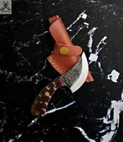 7.5'' Camp Kitchen Knife | Custom High Carbon Steel | USA Outdoor Tool - ZB Knives Store