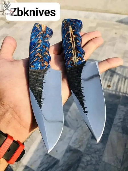 Custom Handmade high carbon 1095 steel hunting knife - ZB Knives Store