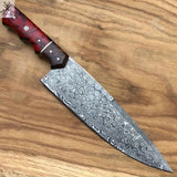 Damascus steel custom chef knife - ZB Knives Store