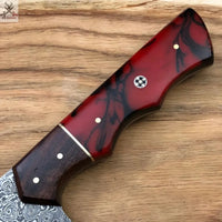 Damascus steel custom chef knife - ZB Knives Store
