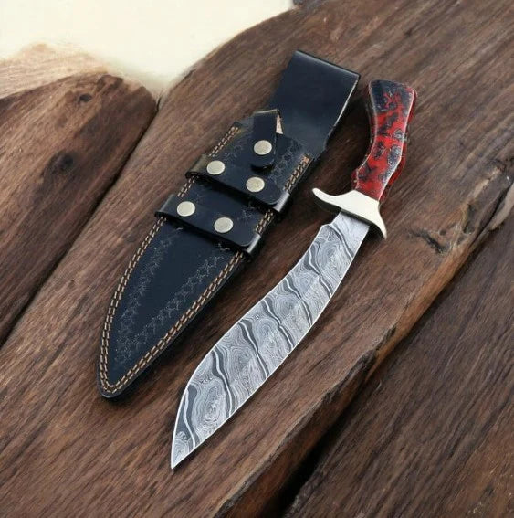 Damascus Kukri Knife