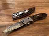 Damascus Pocket Knife