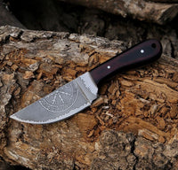 EDC Viking Knife - D2  Steel Engraved Blade With Knife Belt Case