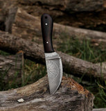 EDC Viking Knife - D2 Steel Engraved Blade With Knife Belt Case - ZB Knives Store