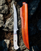 13.5" HAND FORGED High - Quality Fillet Fish Knife for Fisherman - ZB Knives Store