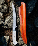 13.5" HAND FORGED High - Quality Fillet Fish Knife for Fisherman - ZB Knives Store