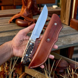 Hunting Knifes – Stag Ridge Custom Handmade Blade With Sheath - ZB Knives Store