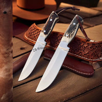 Hunting Knifes – Stag Ridge Custom Handmade Blade With Sheath - ZB Knives Store