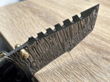 Tactical Defender Folding Pocket Knife – 8" Custom Handmade Damascus Steel Blade with Exotic Pakka Wood Handle - ZB Knives Store