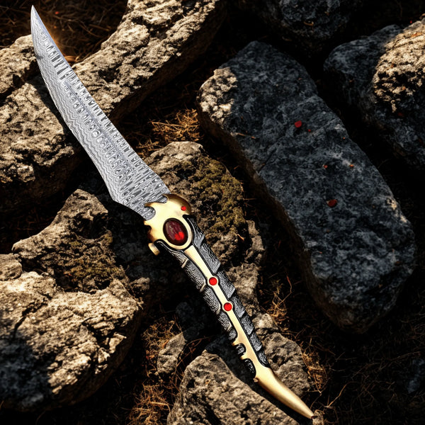 Valyrian Steel Knife Replica | Arya Stark | Damascus Steel Blade - ZB Knives Store