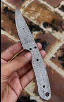 Custom Handmade Damascus Steel Cowboy Knife: Bone Handle, Western Leather Sheath