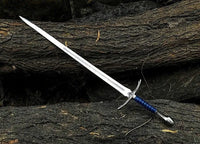 Lord of the Rings Narsil Sword with Scabbard – Aragorn’s Sword Replica – Full Size Collectible – LOTR Prop for Display or Cosplay - ZB Knives Store