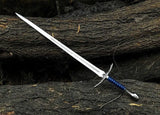 Lord of the Rings Narsil Sword with Scabbard – Aragorn’s Sword Replica – Full Size Collectible – LOTR Prop for Display or Cosplay - ZB Knives Store