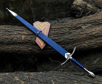 Lord of the Rings Narsil Sword with Scabbard – Aragorn’s Sword Replica – Full Size Collectible – LOTR Prop for Display or Cosplay - ZB Knives Store