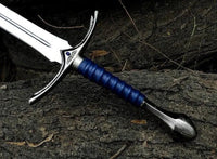 Lord of the Rings Narsil Sword with Scabbard – Aragorn’s Sword Replica – Full Size Collectible – LOTR Prop for Display or Cosplay - ZB Knives Store