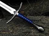 Lord of the Rings Narsil Sword with Scabbard – Aragorn’s Sword Replica – Full Size Collectible – LOTR Prop for Display or Cosplay - ZB Knives Store
