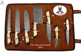7 pcs of Professional set of kitchen knives - ZB Knives Store