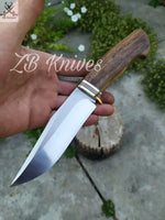 fixed knife with sheath