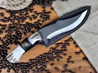 Big Knife For Hunting - Handmade High Carbon Steel 