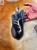 Gutting Hook Knife Leather Sheath ZB Knives Store