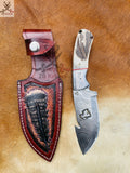 Turkey Cut blade Hook Knife Belt sheath 1 ZB Knives Store
