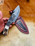 Turkey Cut blade Hook Knife Belt sheath ZB Knives Store